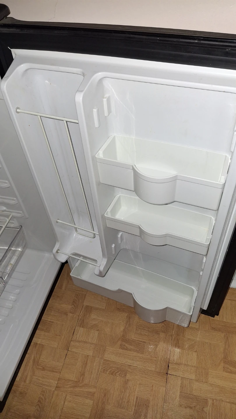 Black Danby Mini Fridge