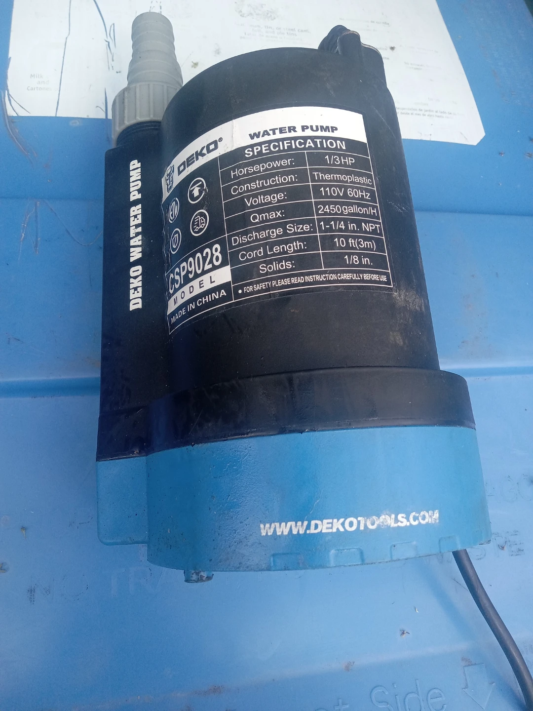 Deko Water Pump CSP9028