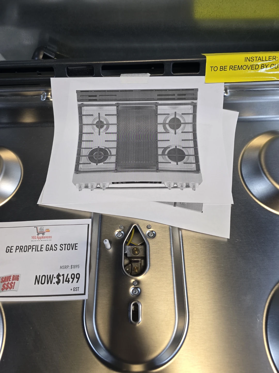 GE Profile Gas Stove - photo 3