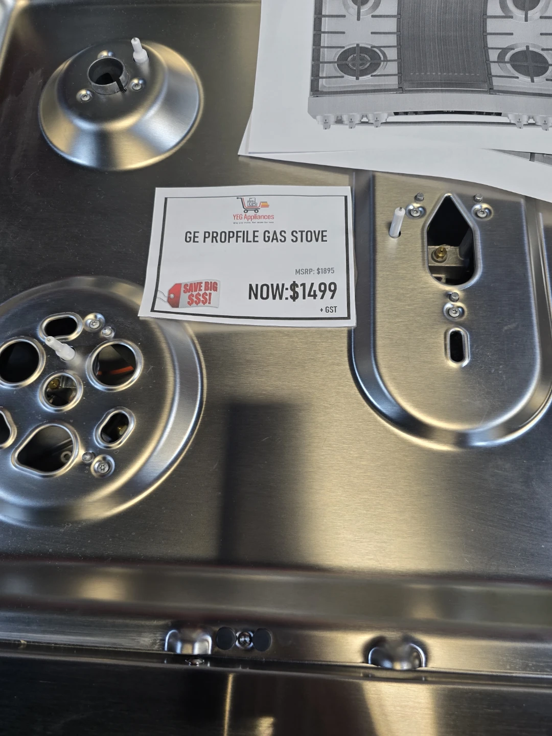 GE Profile Gas Stove - photo 4