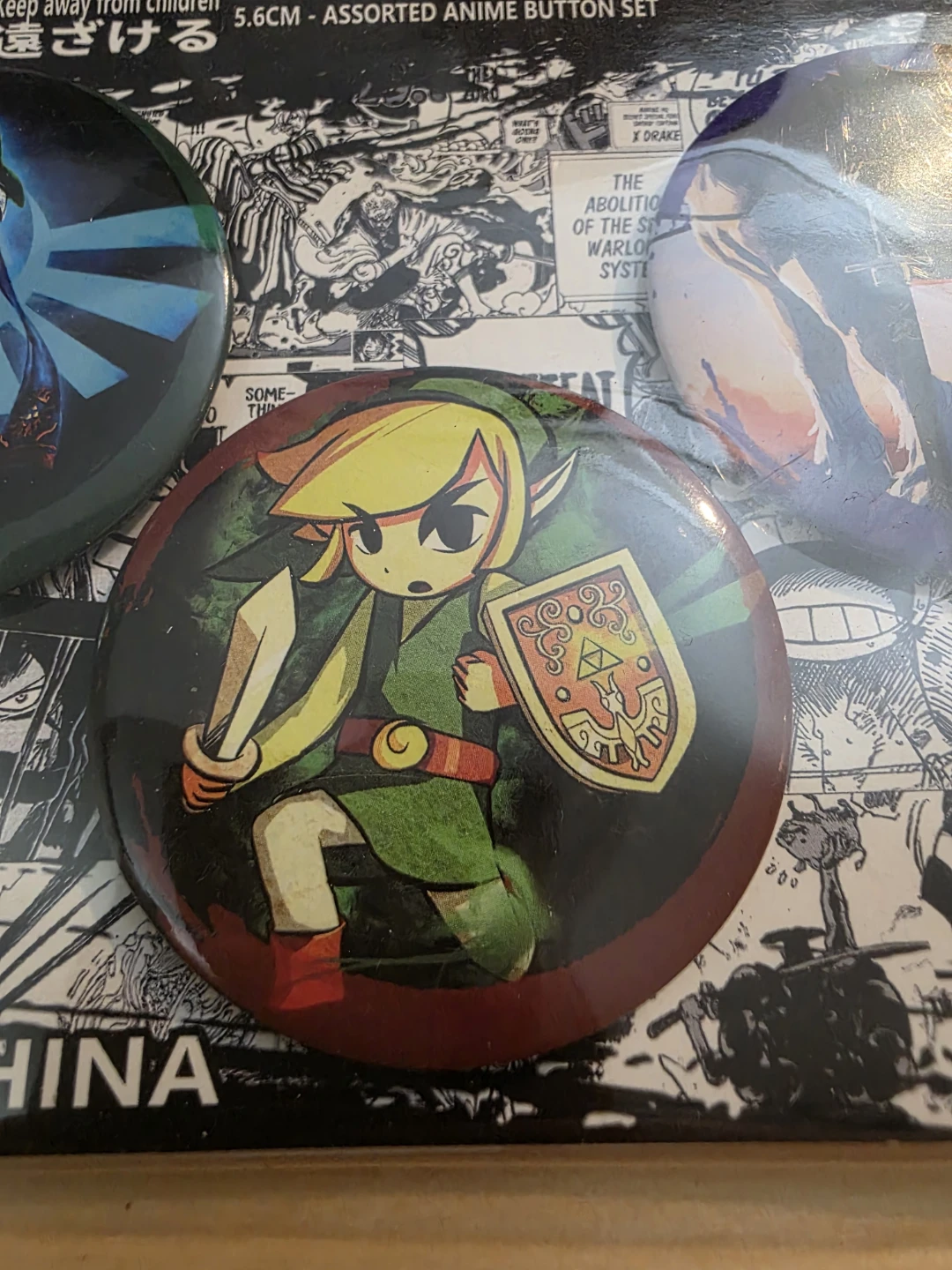 The Legend of Zelda Anime Button Set $10 - photo 3