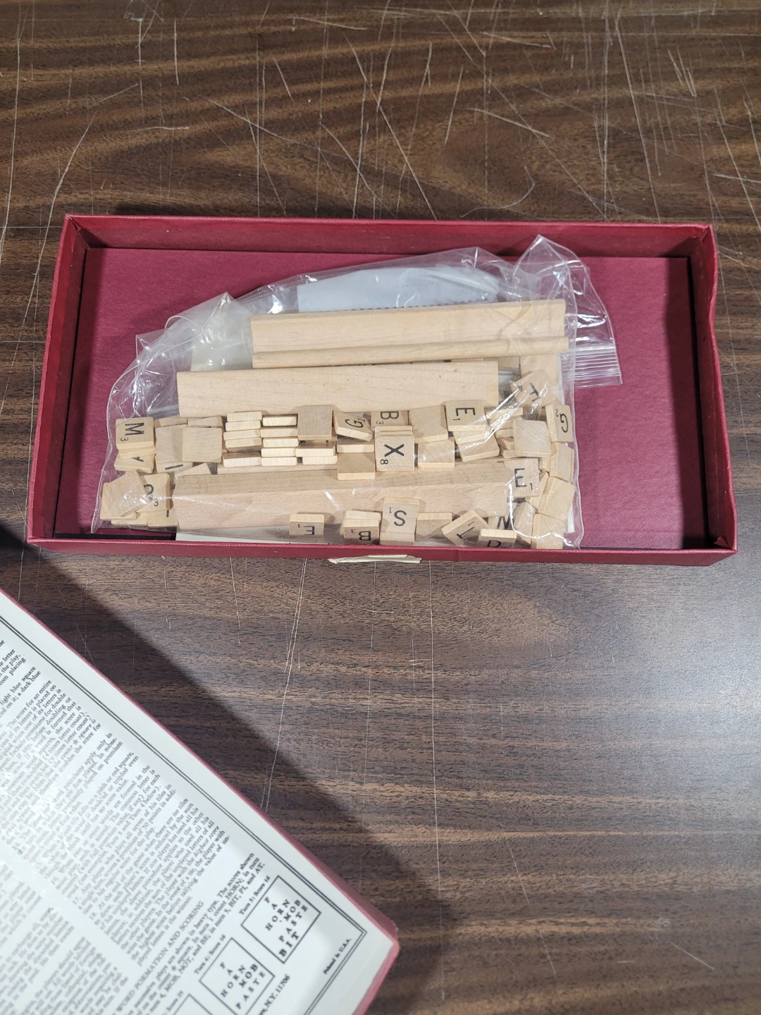 1950's Scrabble Game Board - photo 4
