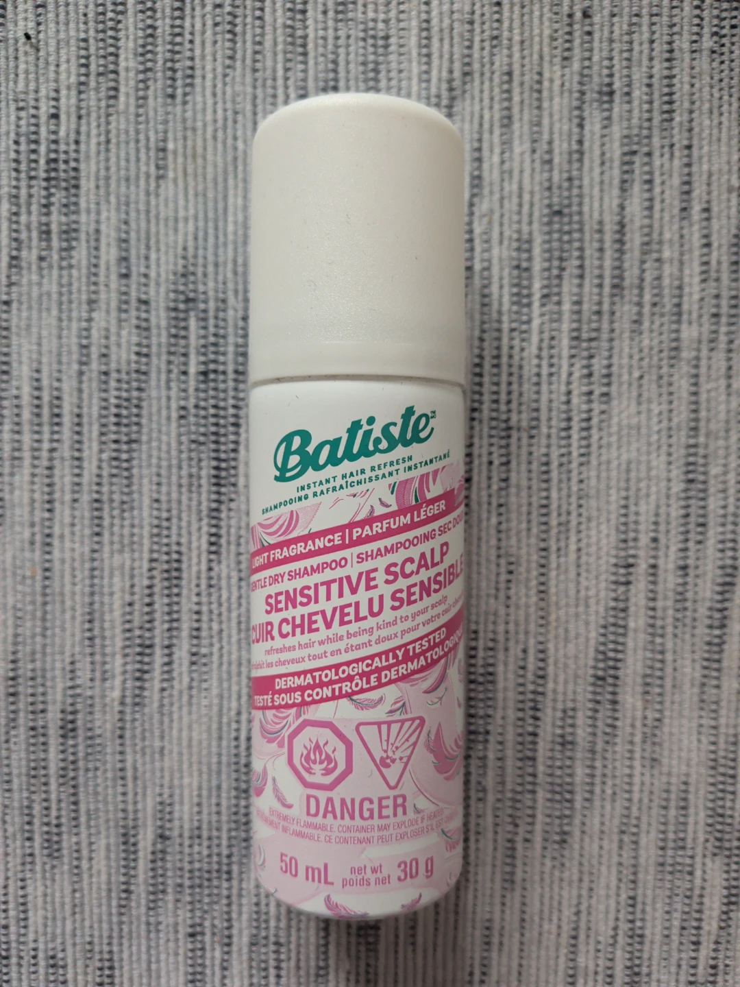 Batiste Sensitive Scalp Gentle Dry shampoo travel size