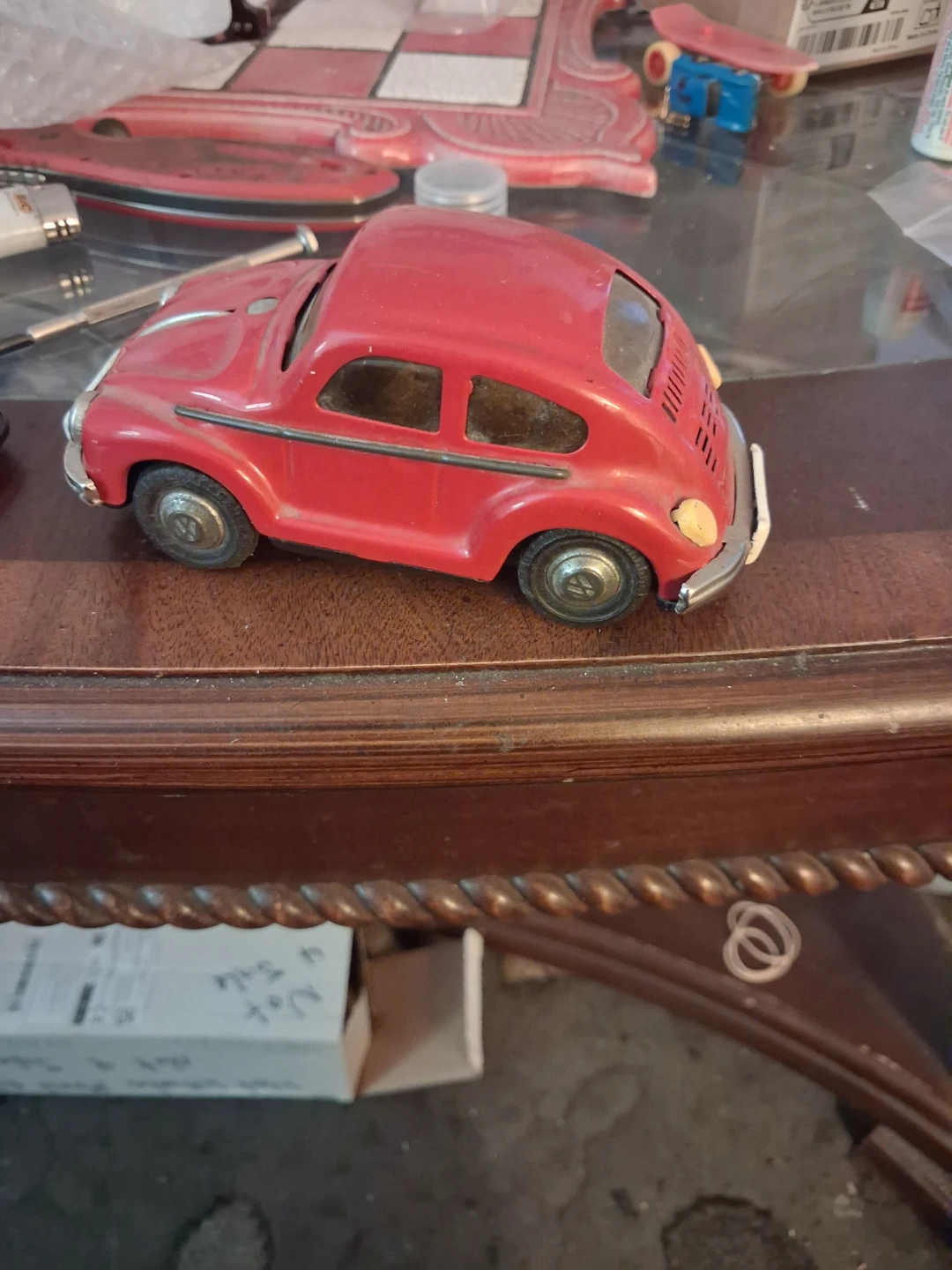 Vintage motor friction volkswagen. beatle