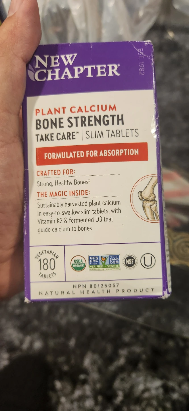 New Chapter Plant Calcium Bone Strength Slim Tablets