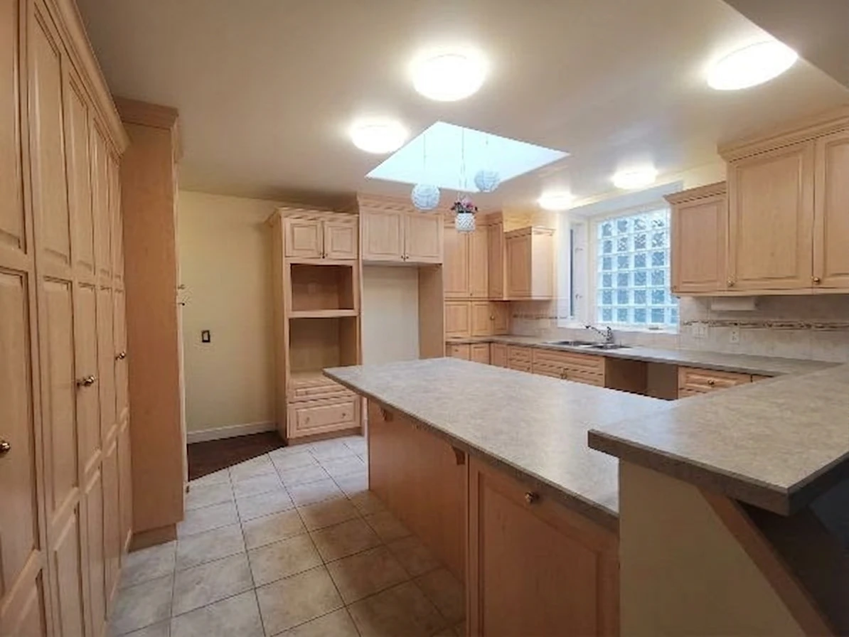 Complete Solid Maple Kitchen Cabinets + island + ASKO Dishwasher
