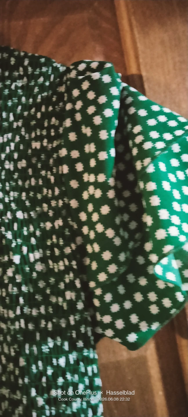 Green Floral Print Maxi Dress -size L - photo 4