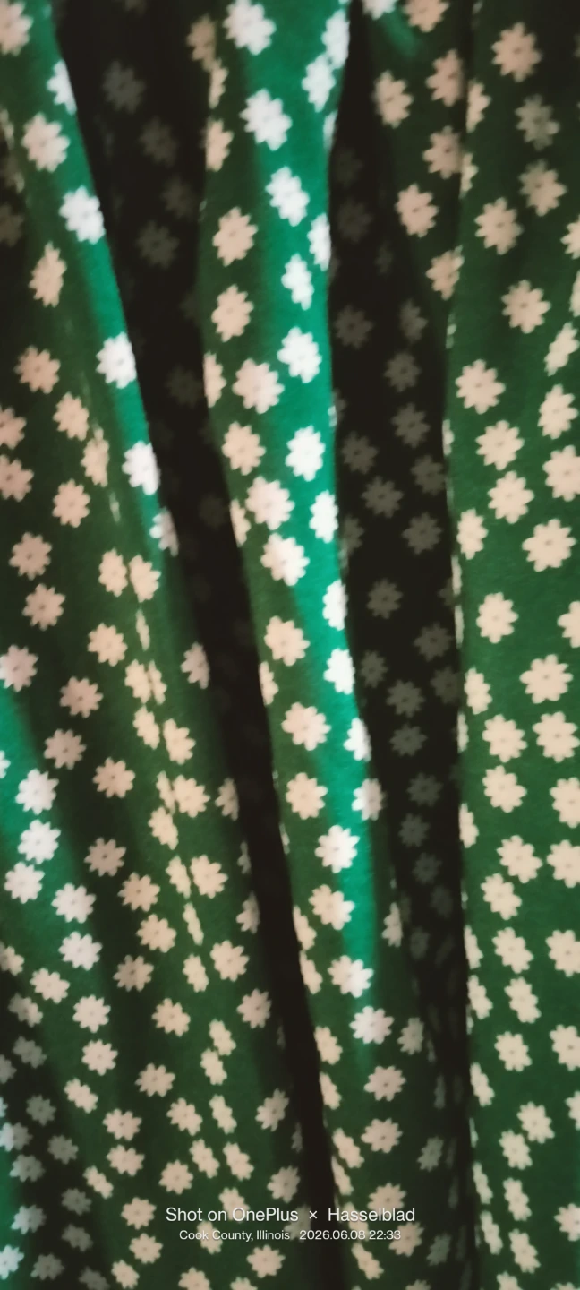 Green Floral Print Maxi Dress -size L - photo 5