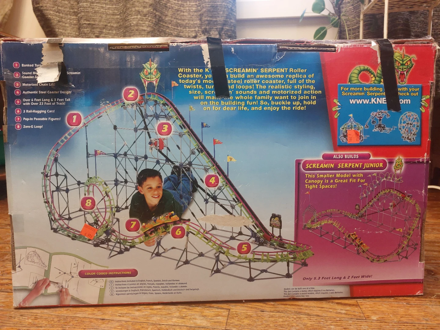 K'NEX Screamin' Serpent Motorized Roller Coaster Building Set - photo 2