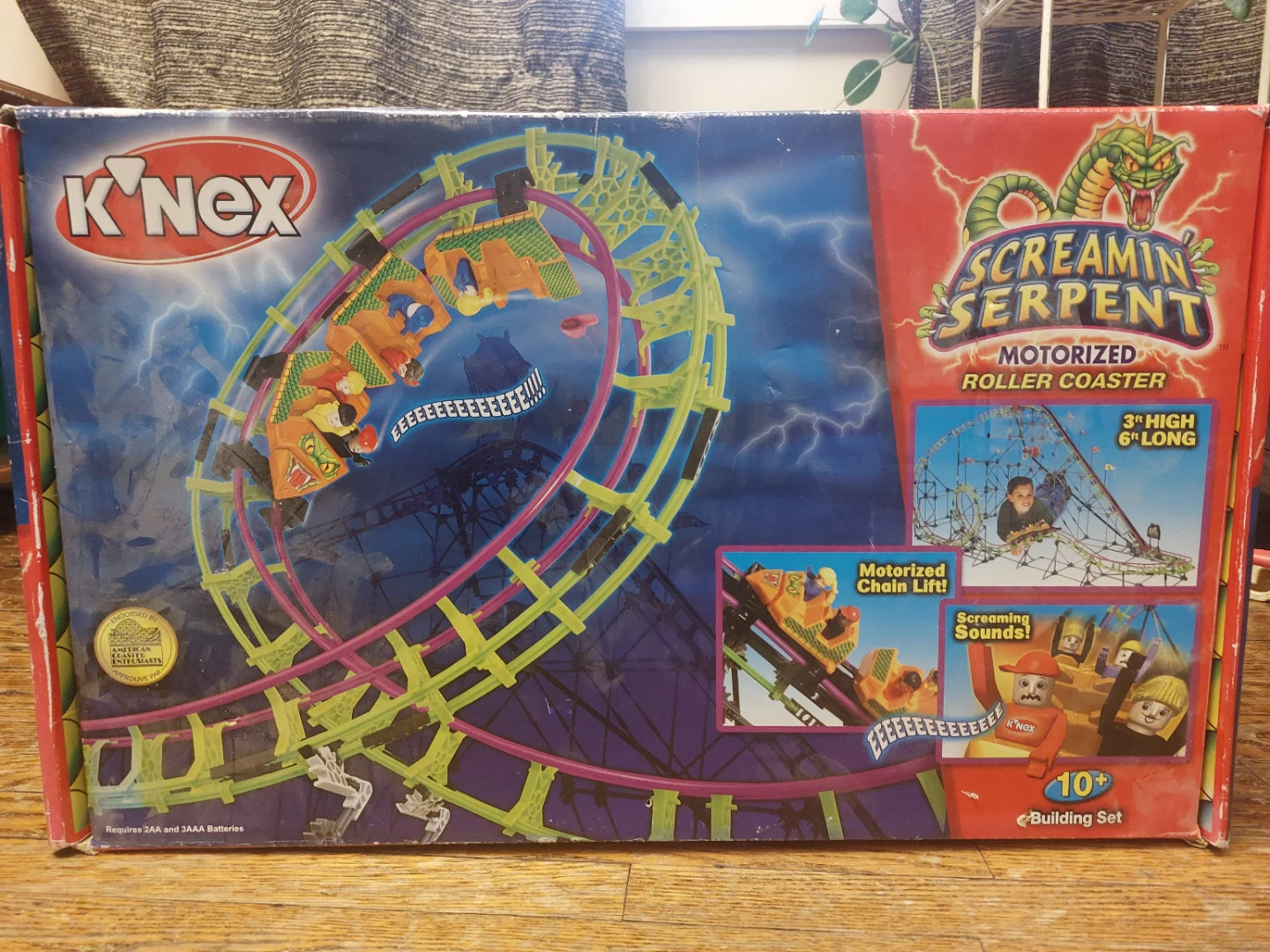 K'NEX Screamin' Serpent Motorized Roller Coaster Building Set - photo 3