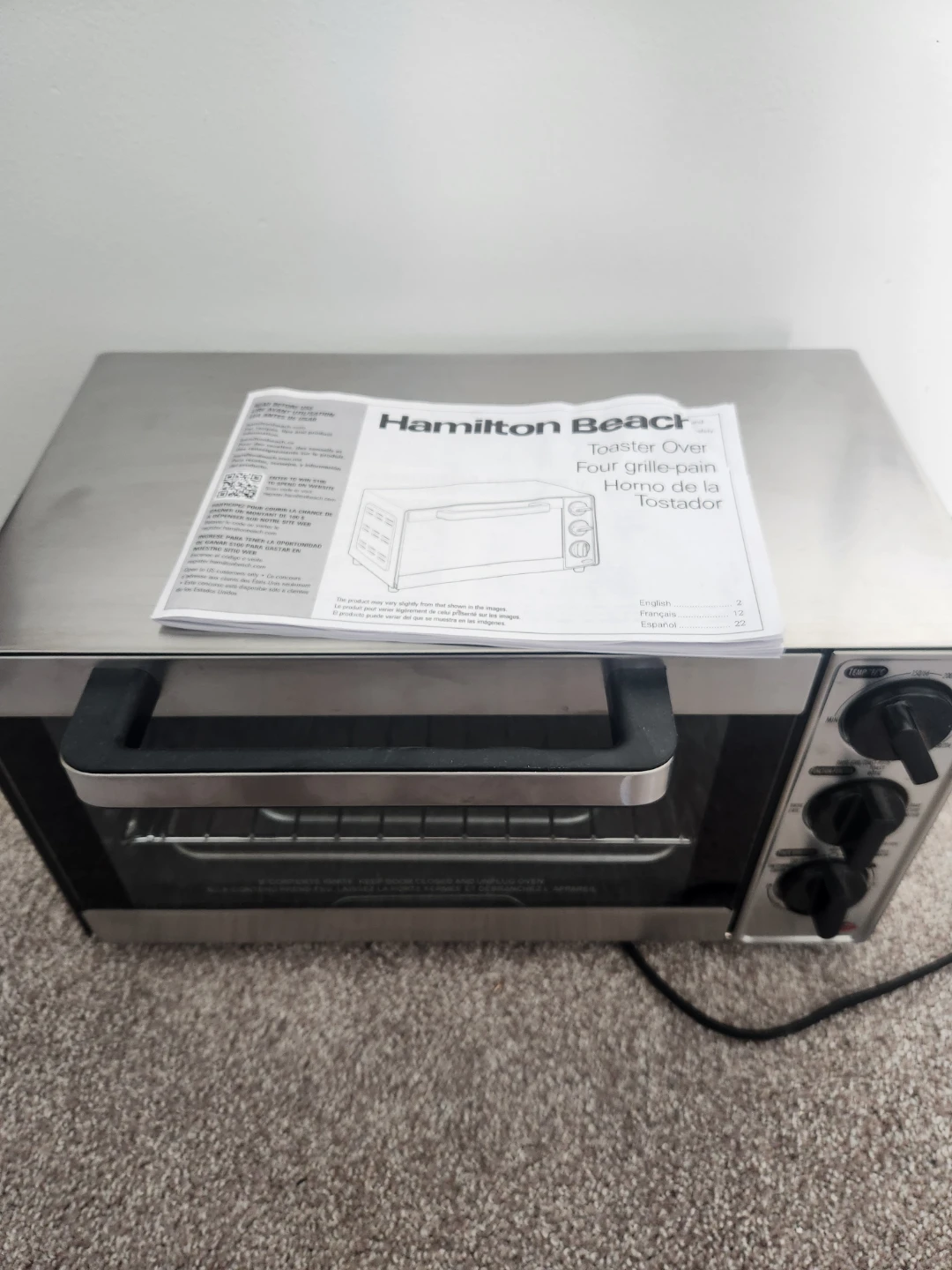 Hamilton Beach Toaster Oven - photo 2