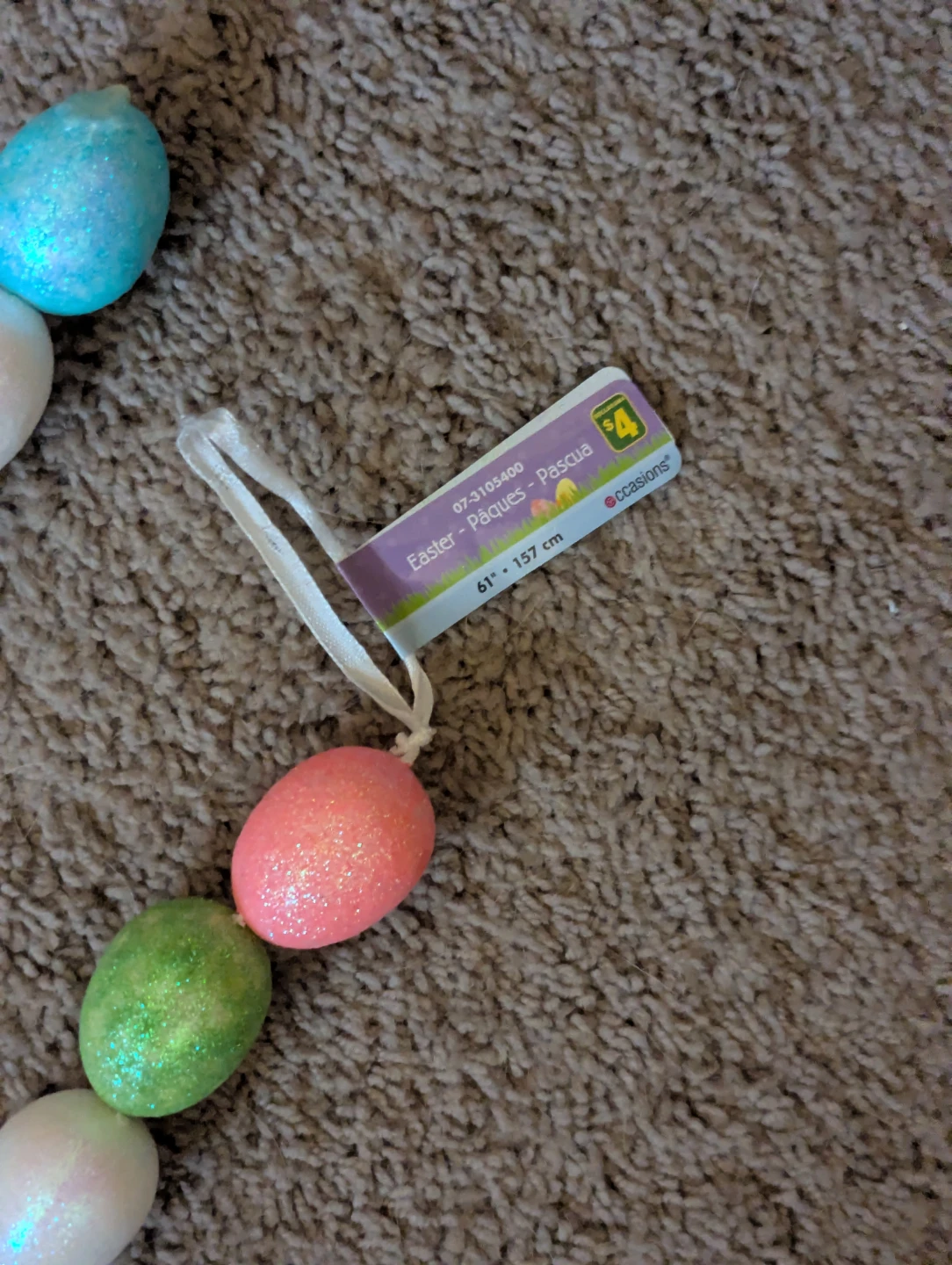 Dollarama Easter Egg Garland BNWT - photo 2