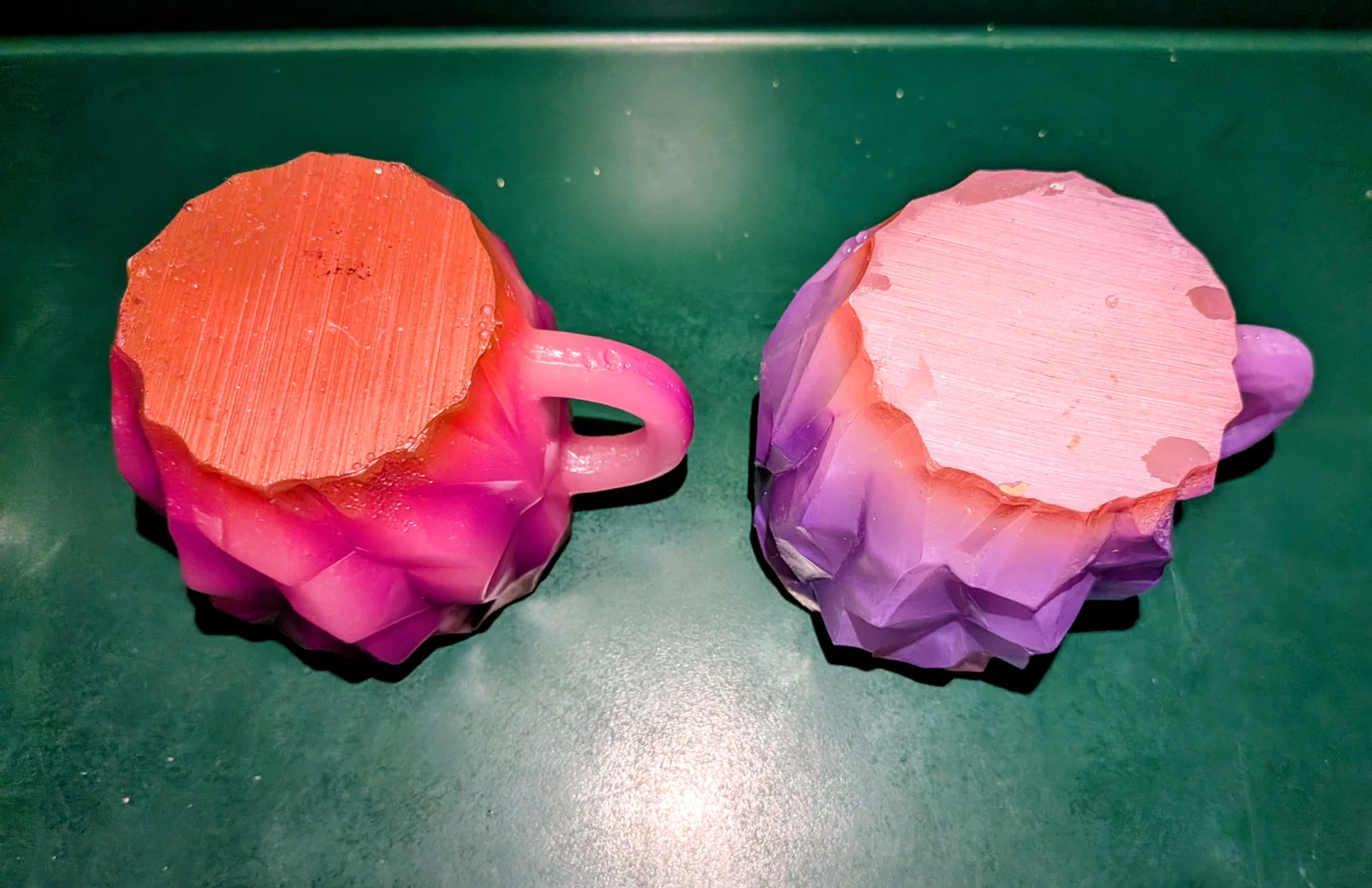 Set of 2 Geometric Geode  Mugs.  Hers and Hisses. - photo 4
