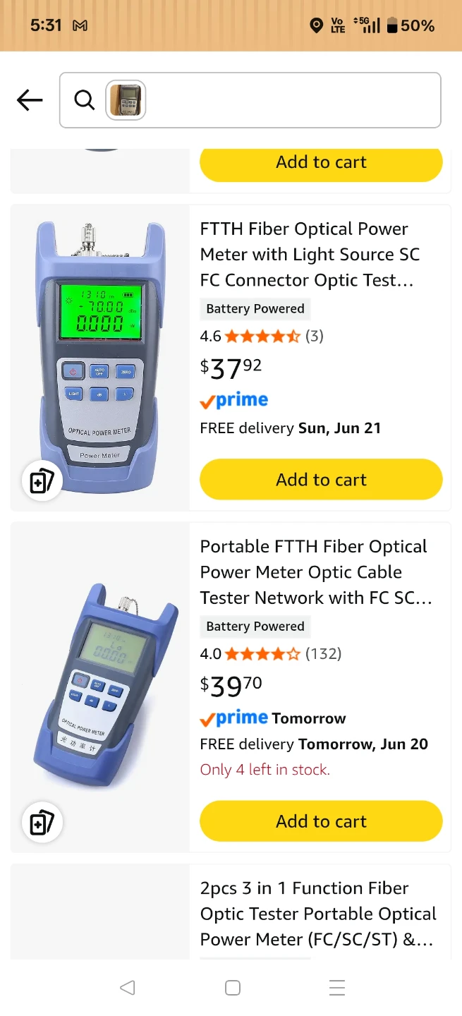 Optical Power Meter & Visual Fault Locator