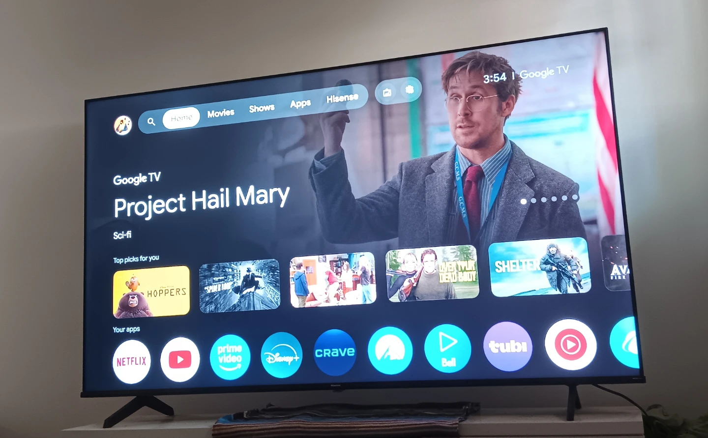 Hisense 75" QLED 4K UHD HDR10+ Dolby Vision 60Hz Google Smart TV