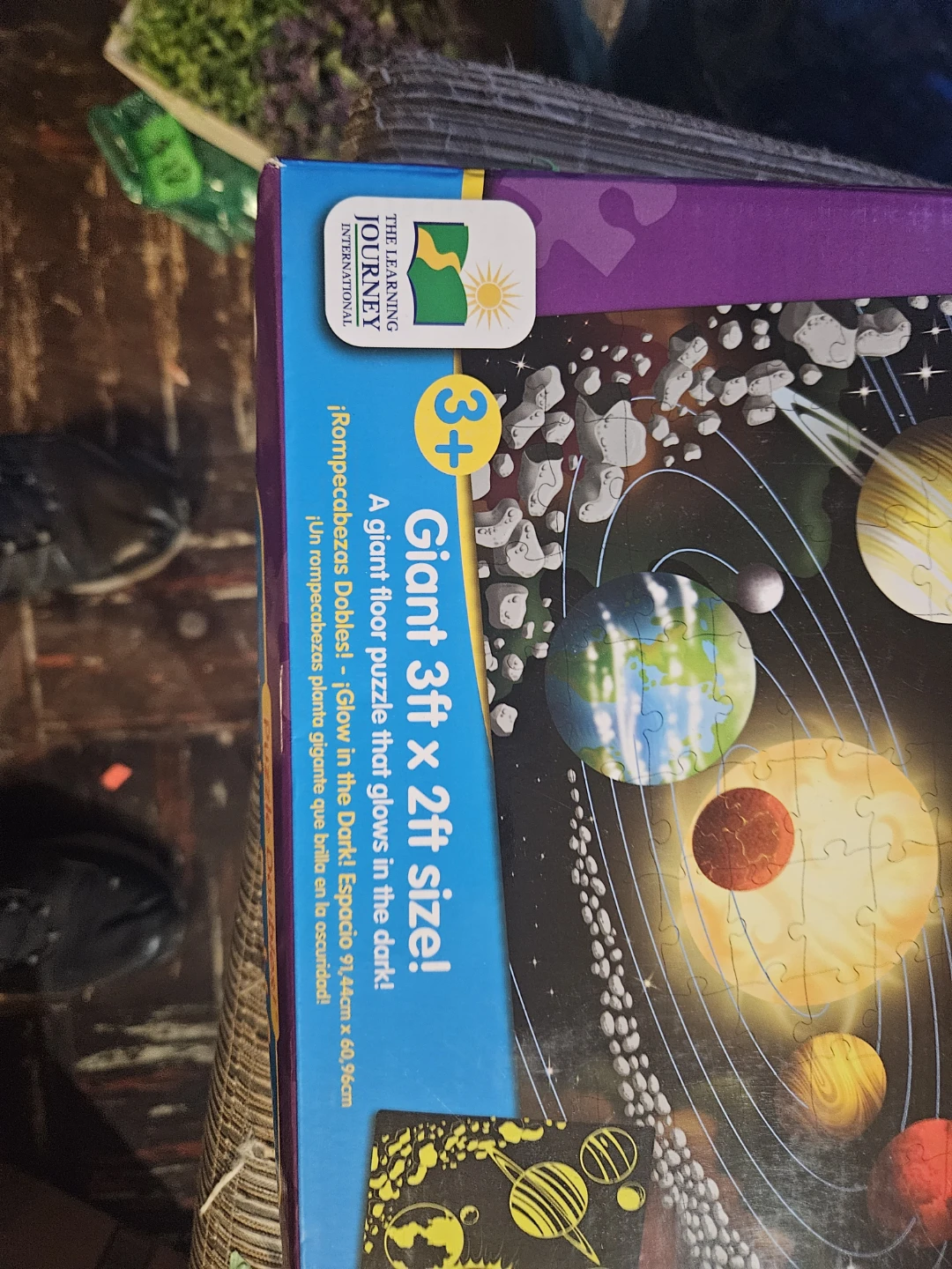 The Learning Journey Glow in the Dark Space Floor Puzzle - photo 3