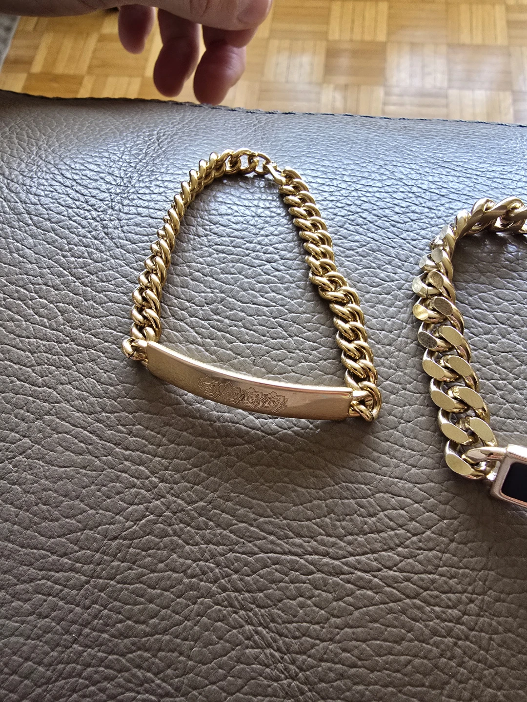 Gold Rope Chain Necklace and Bracelets - photo 2