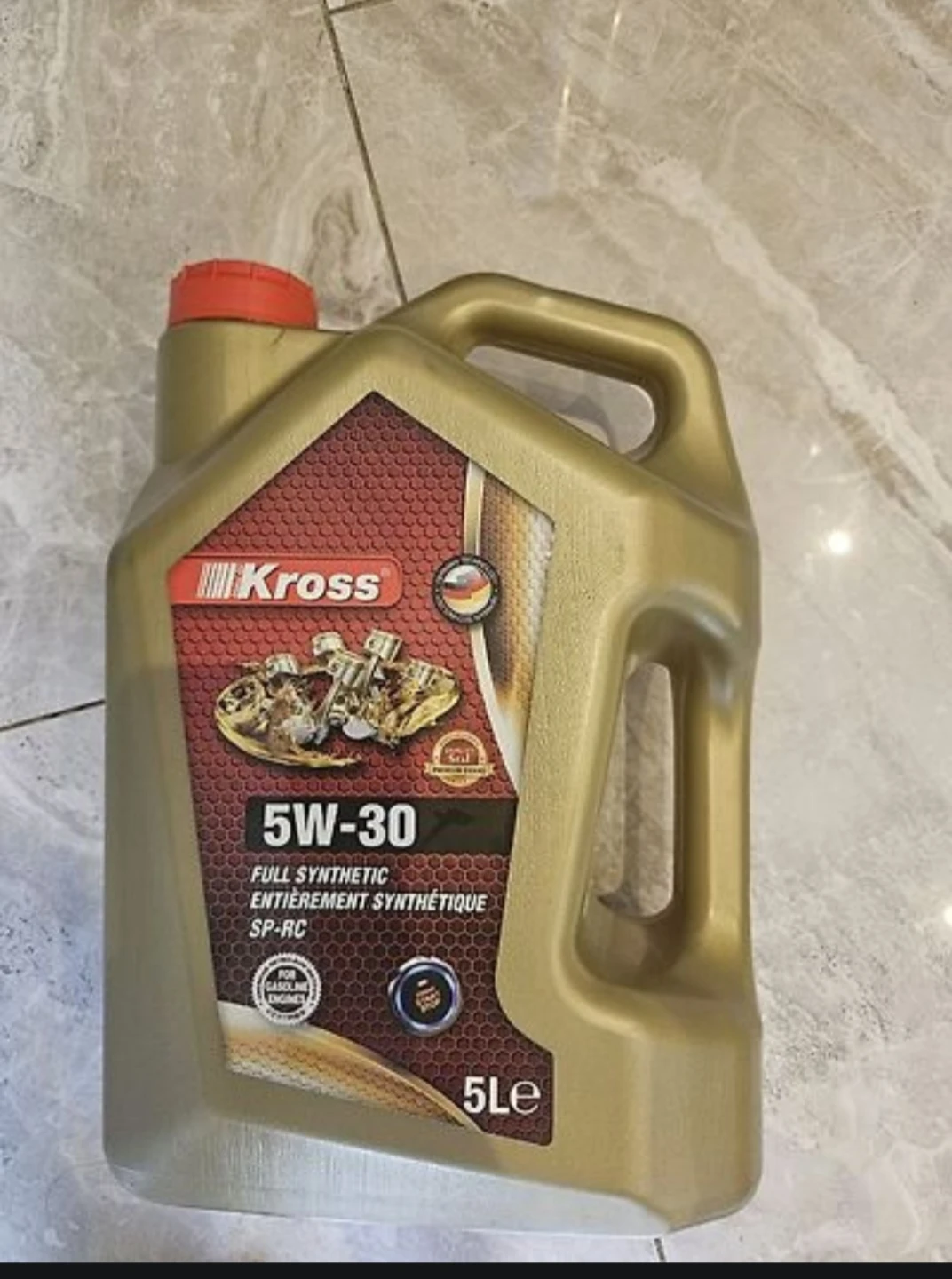 Kross 5W-30 Full Synthetic Motor Oil - 5L Jug