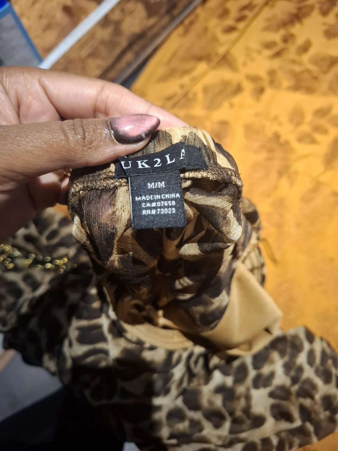 UK2LA Leopard Print Jumpsuit M/M - photo 4