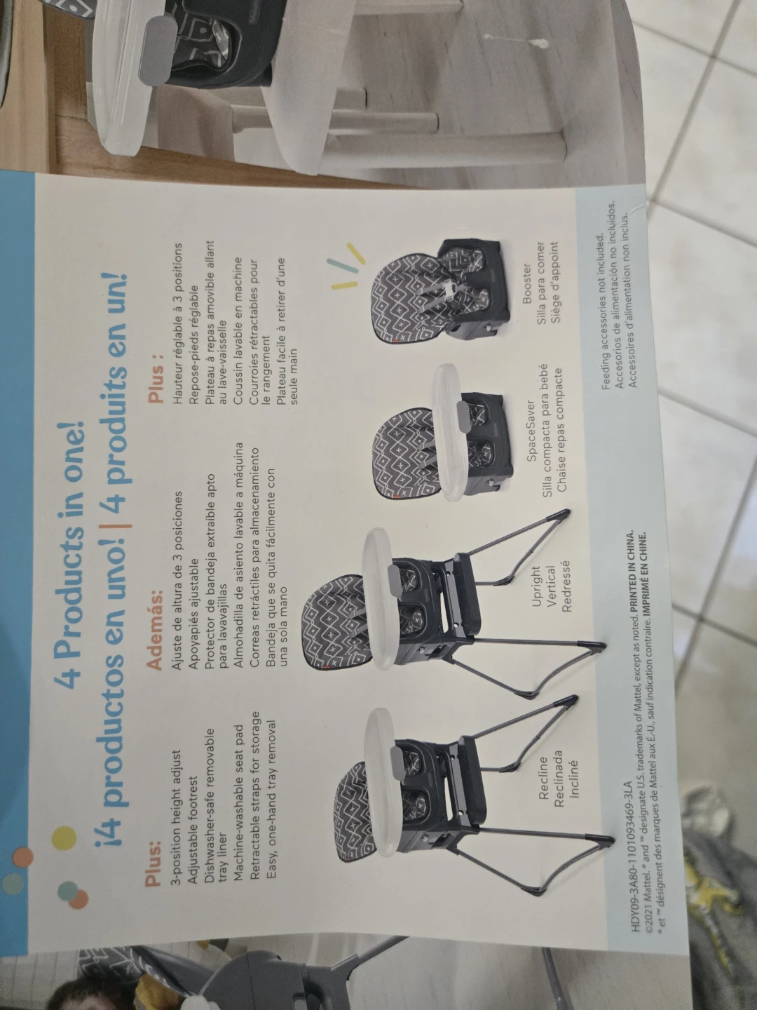 Fisher-Price High Chair 3-1 - photo 5