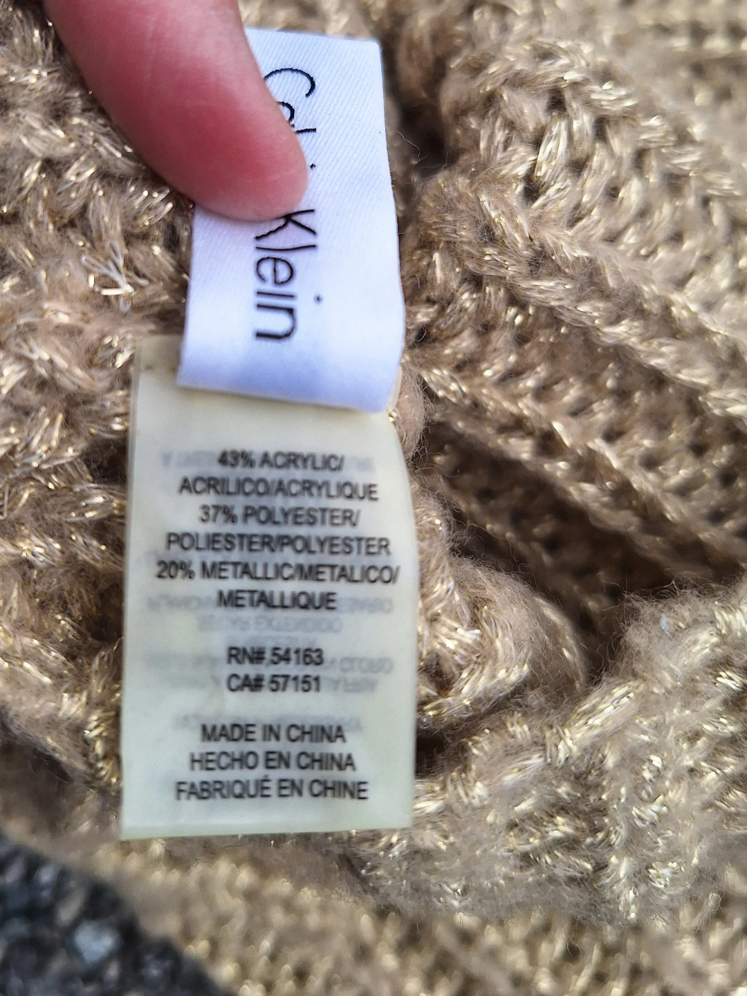 Calvin Klein Knit Infinity Scarf ⚽ (Kit Cat Club rescue) - photo 4