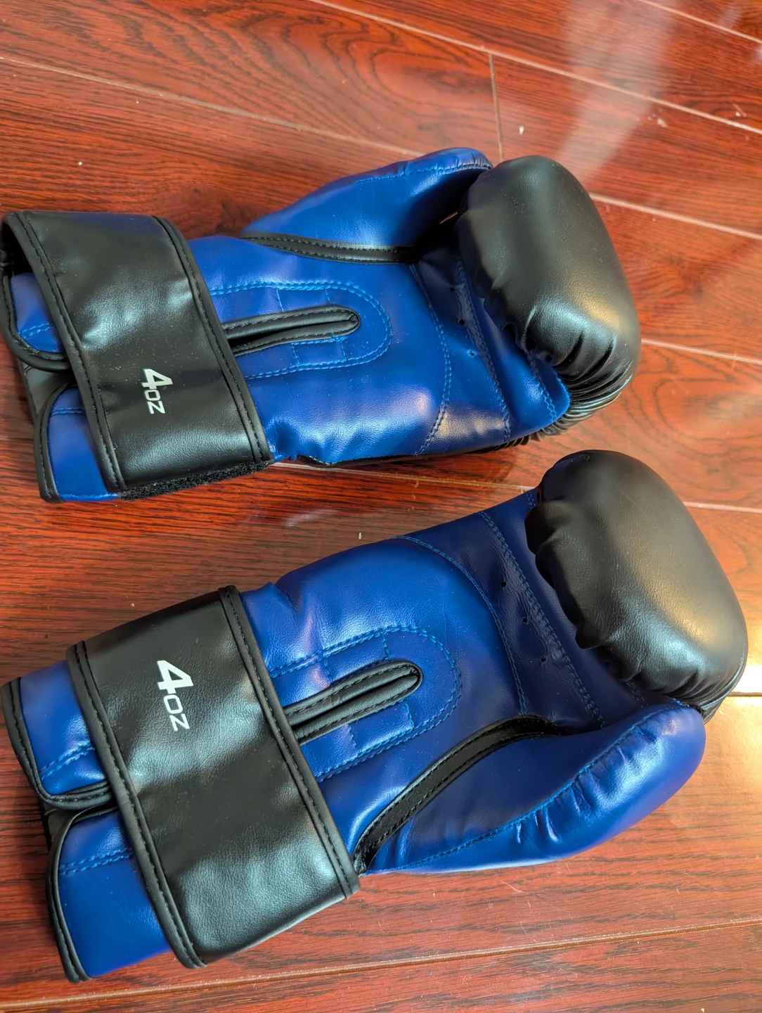 DAN DO 4oz Boxing Gloves - Blue/Black - photo 3