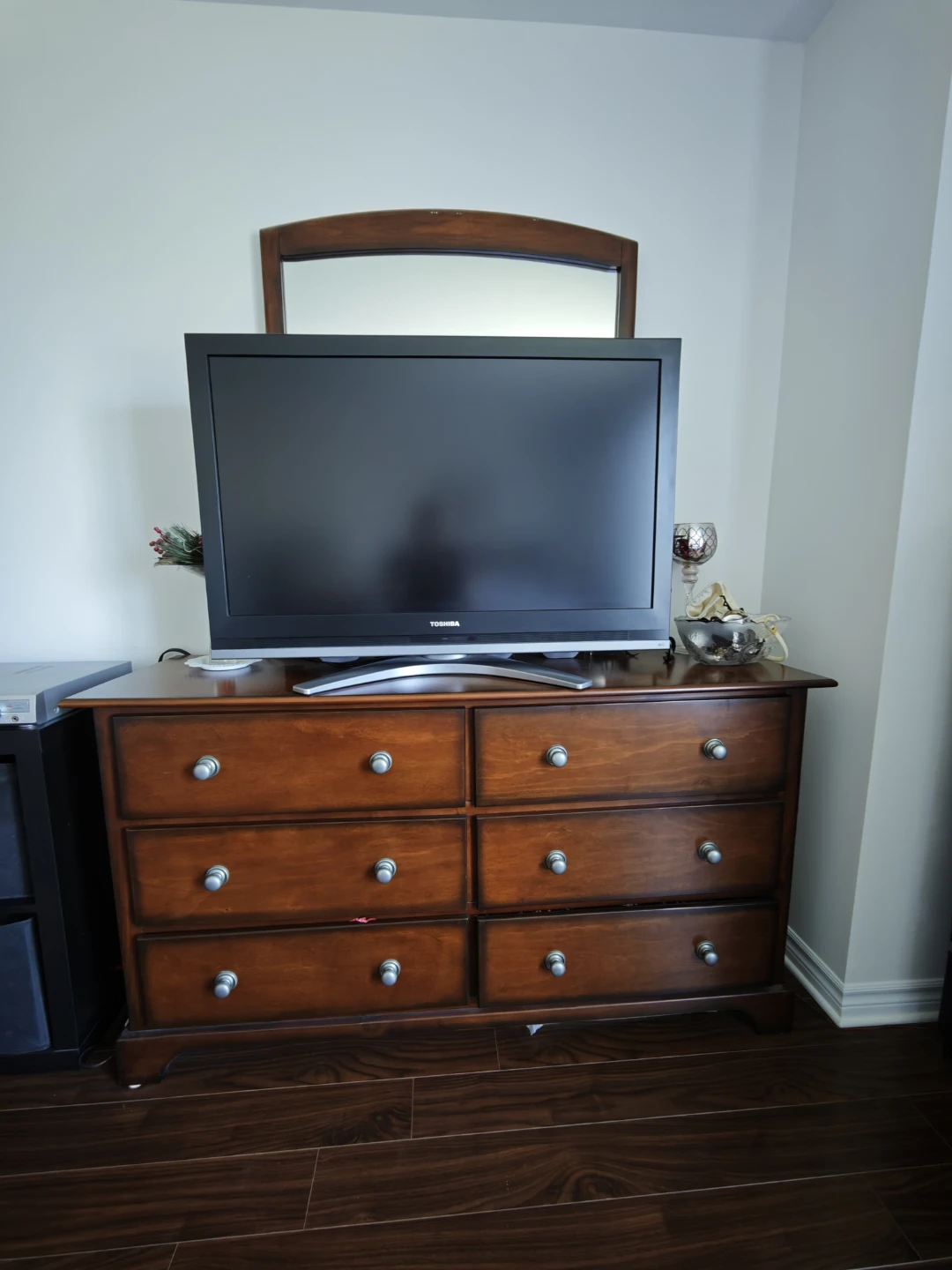 Moving Sale - Wooden Dresser with Mirror - photo 2