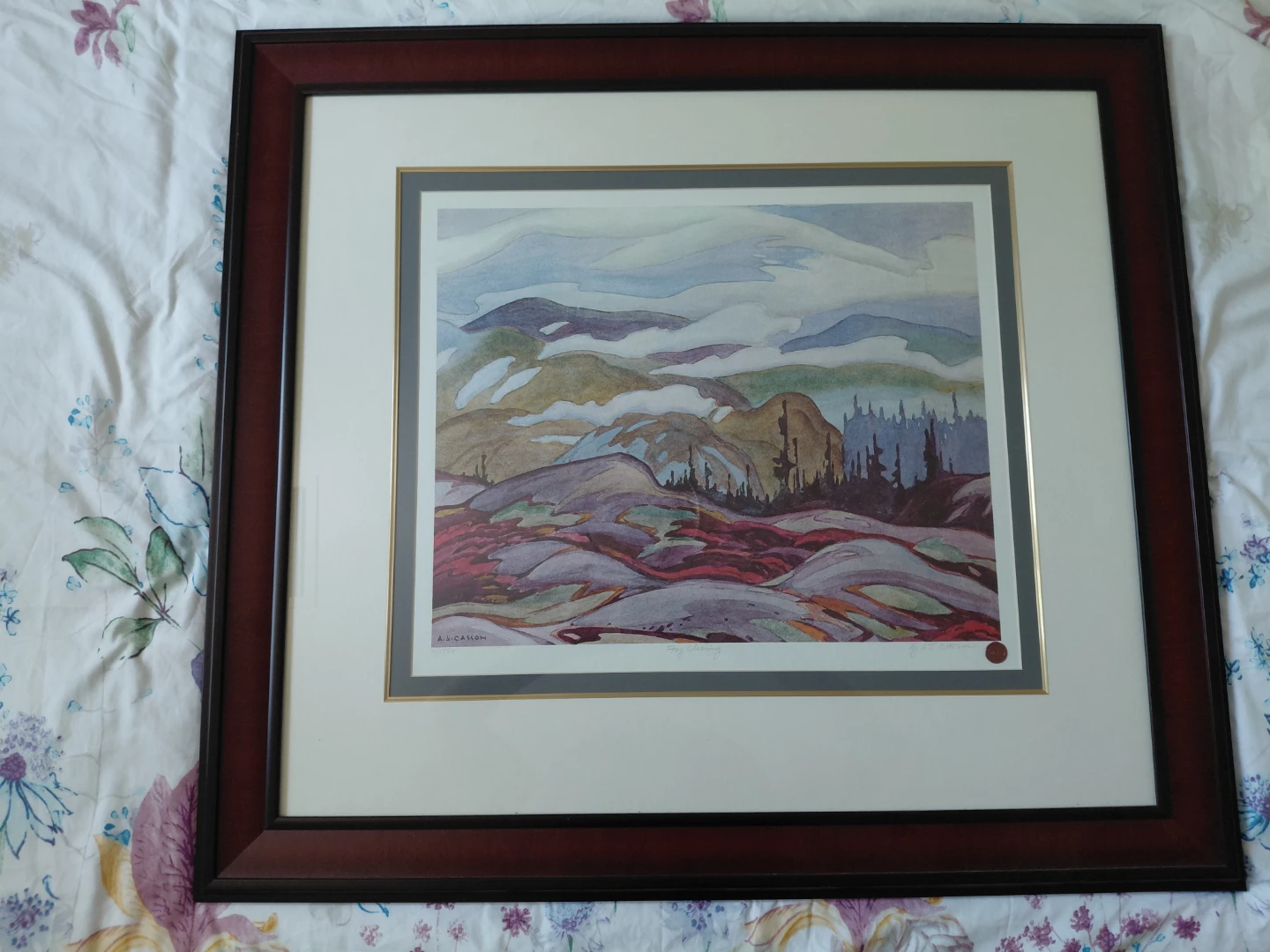 "Fog Clearing" by A. J. Casson