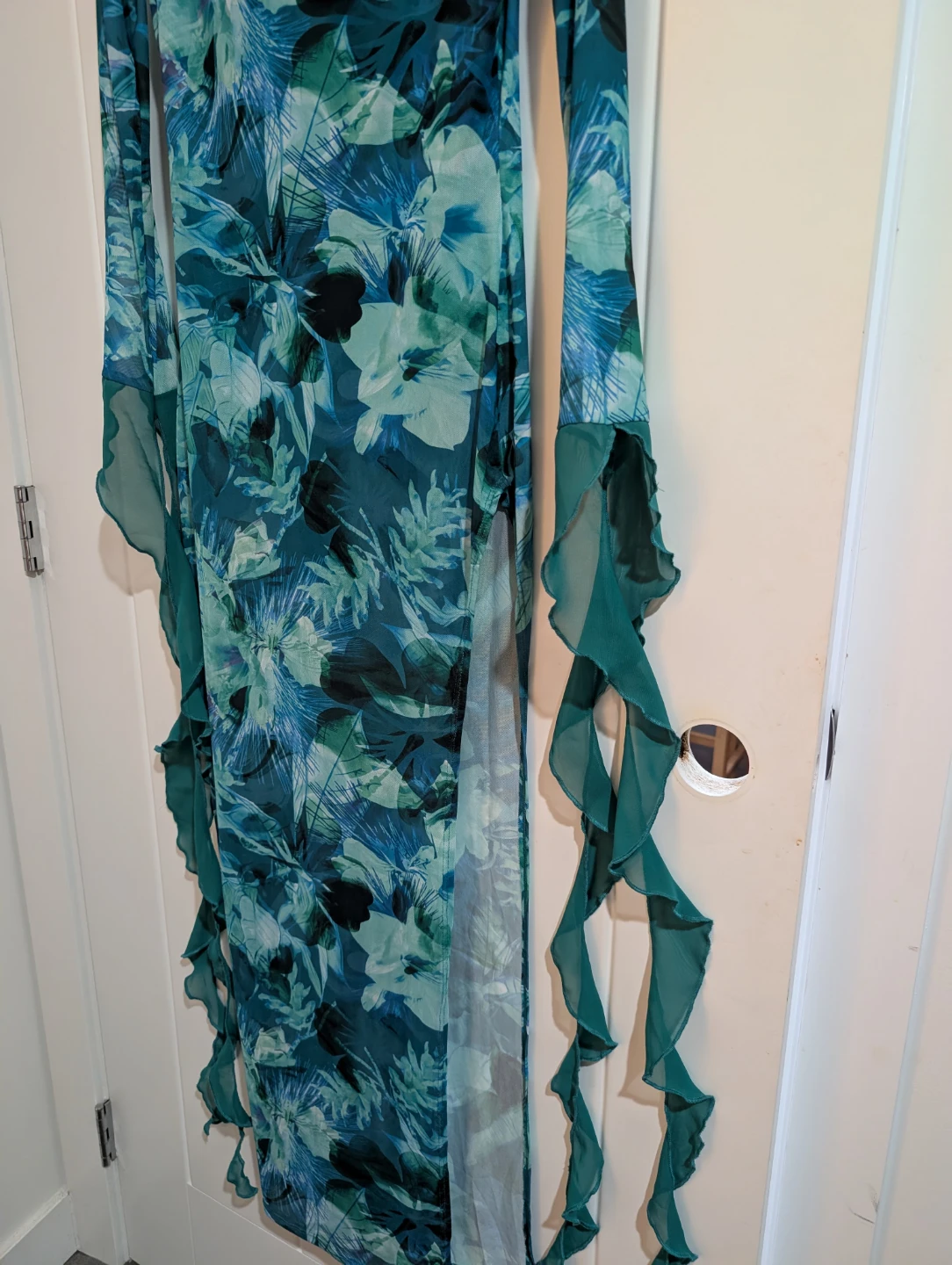 Fashion Nova Floral Mesh Dress - photo 3