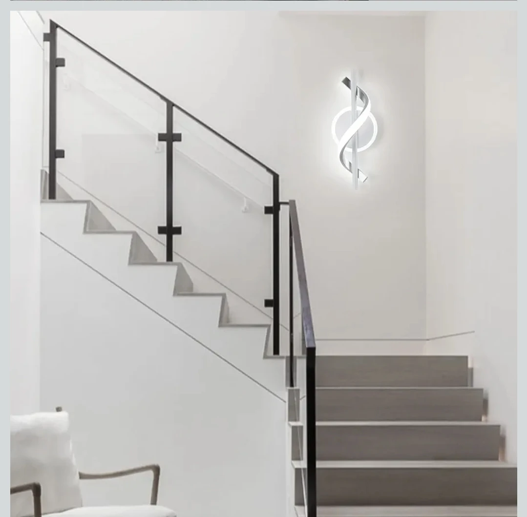 LED Wall Sconce - Modern Spiral Lamp - photo 5