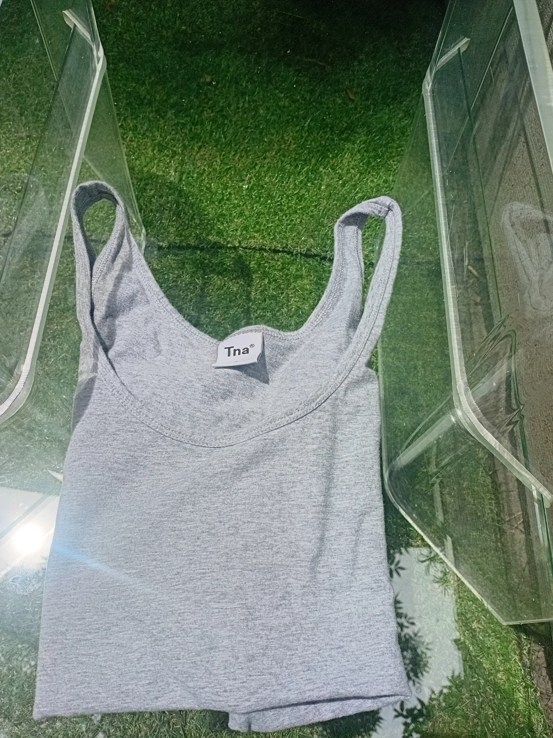 Tna Grey Tank Top - Size L - photo 3