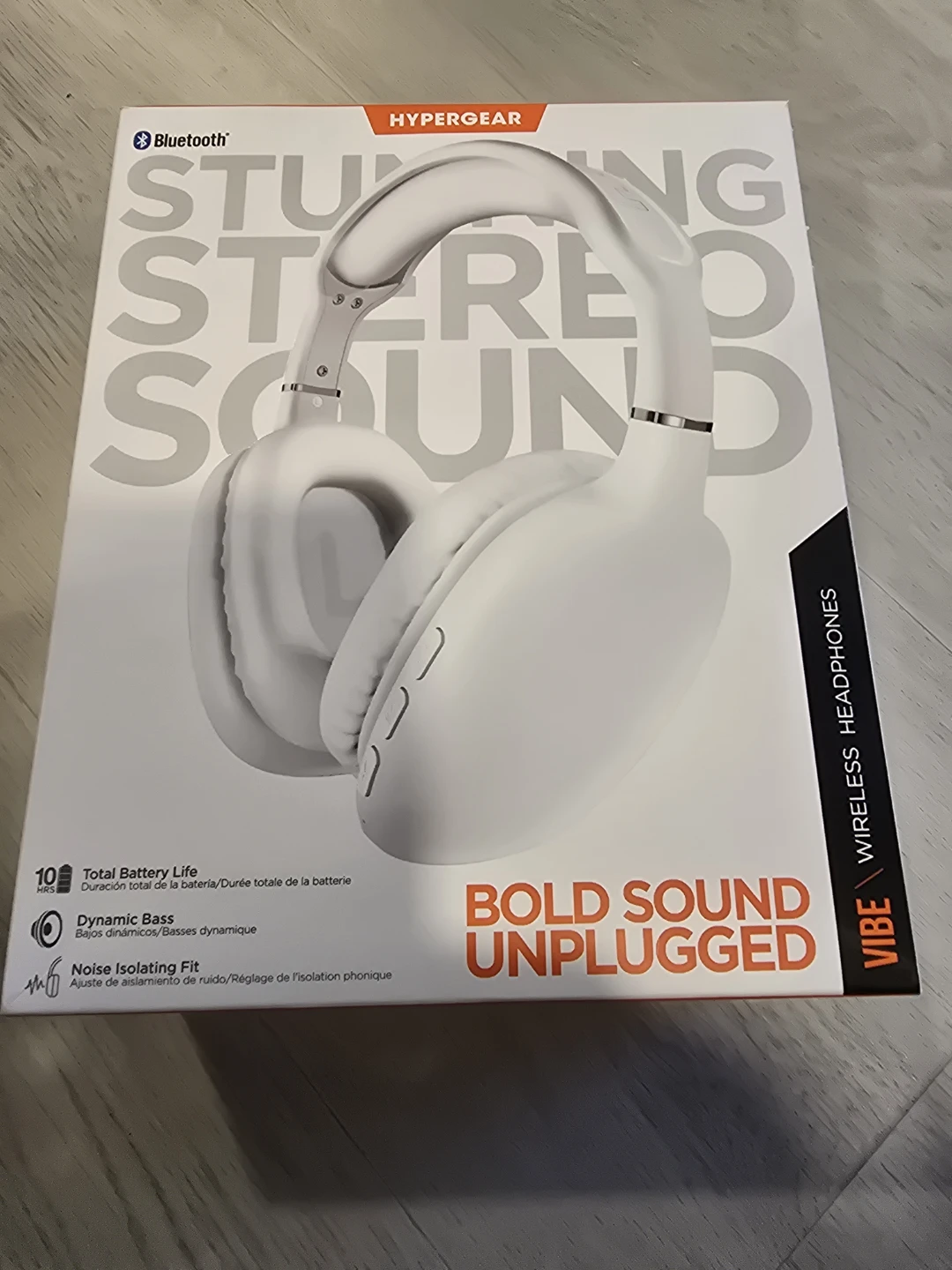 HyperGear Vibe Wireless Headphones - White - photo 2