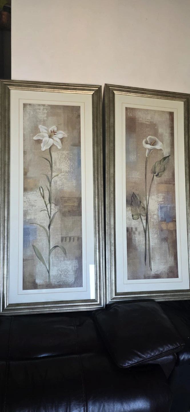 Set of 2 Framed Floral Wall Art Pictures - photo 3