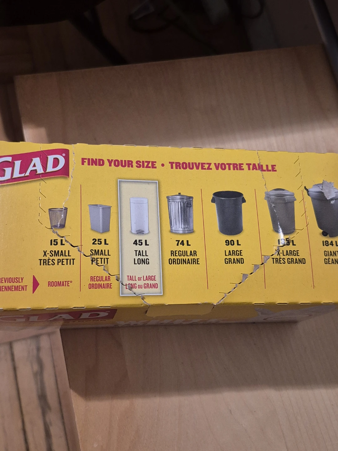GLAD White Tall 45L Trash Bags - 30 Count - photo 2