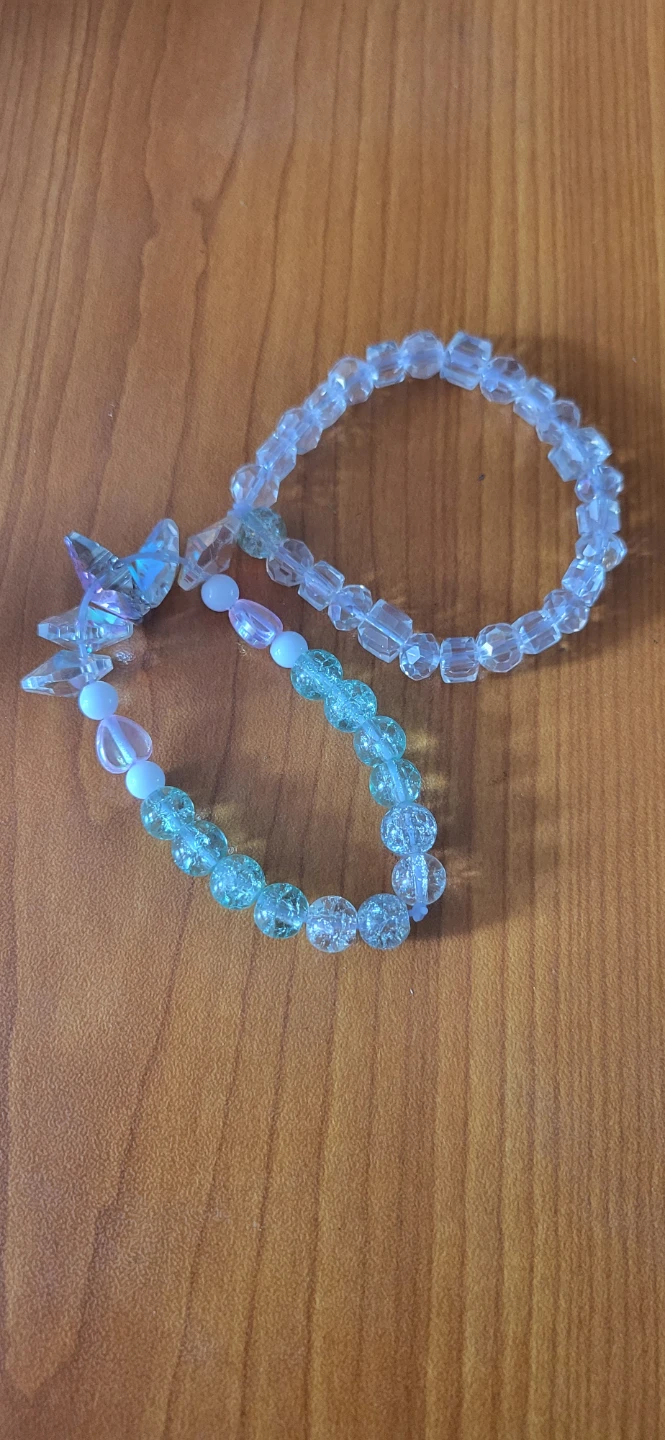 Beaded Bracelet with Star Charm