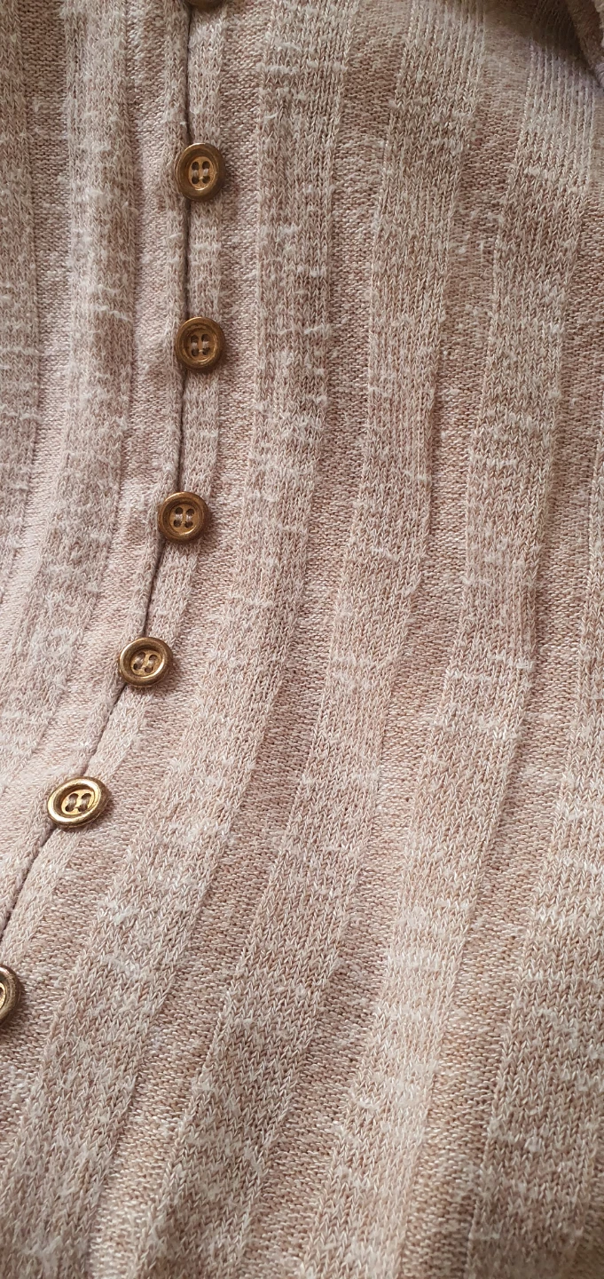 Cream Button-Up Blouse - photo 3