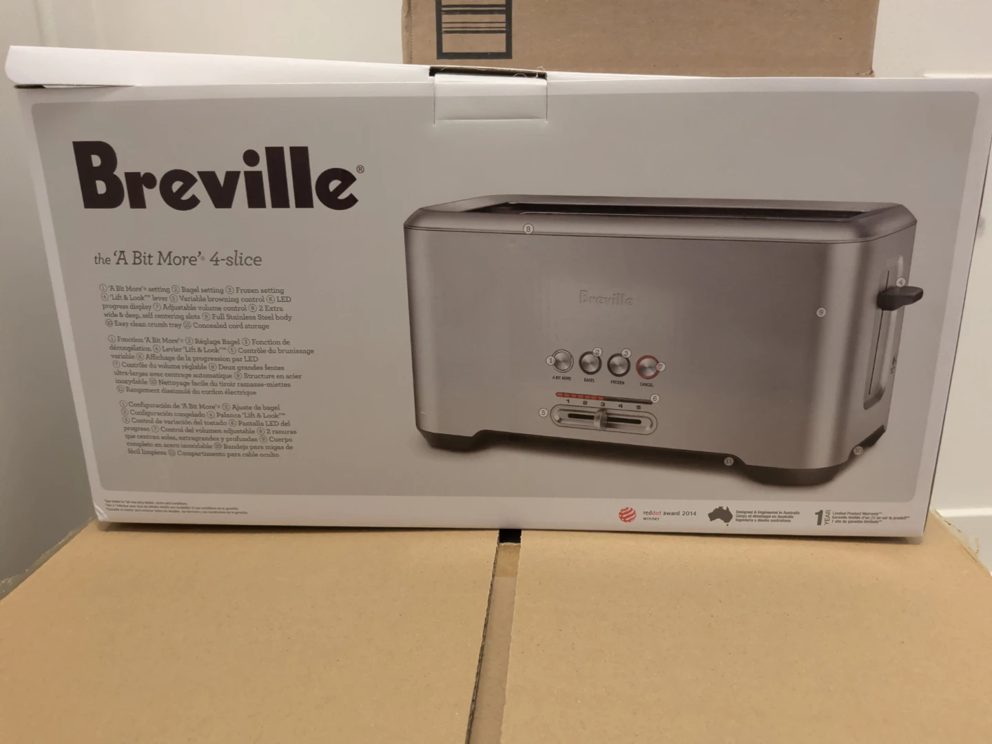 Breville 'A Bit More' 4-Slice Toaster