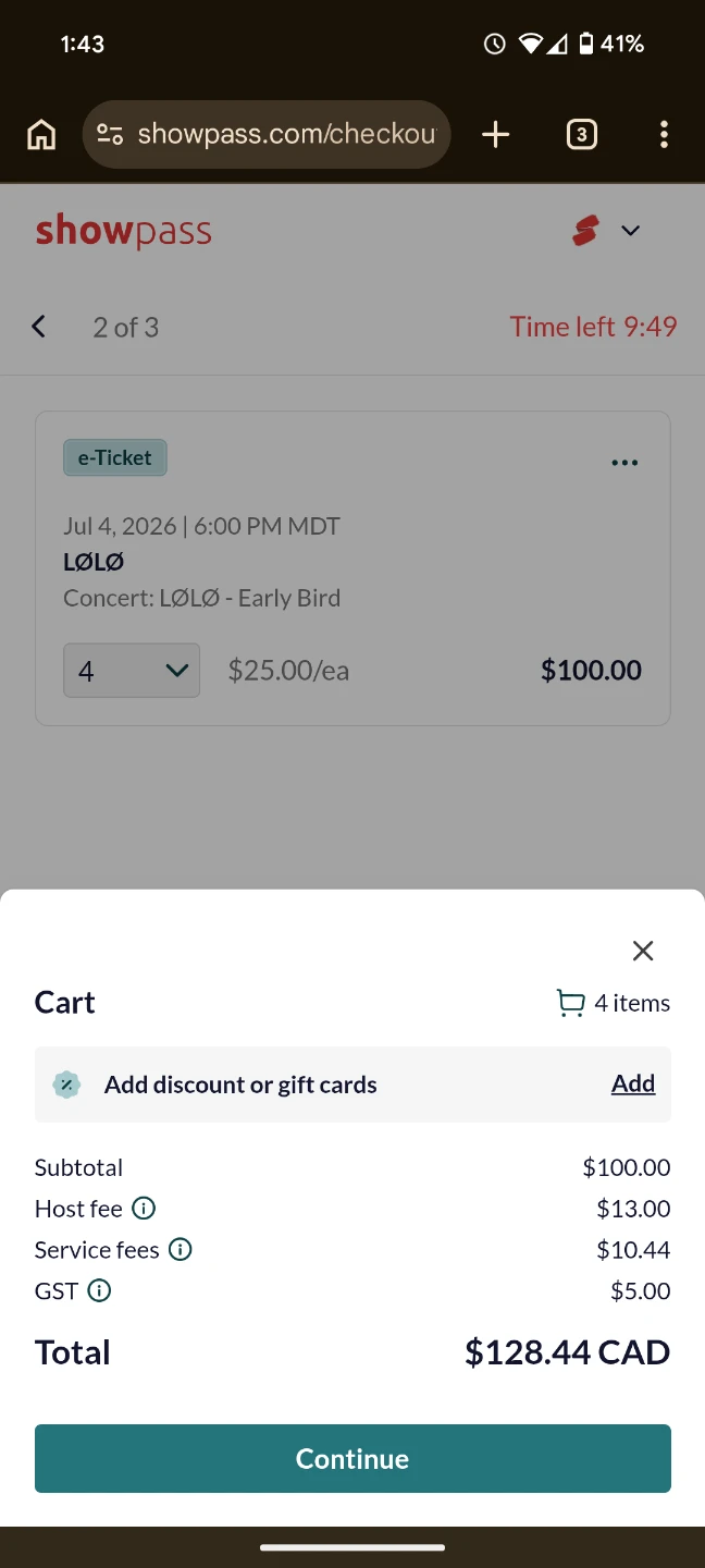 4 Tickets for LØLØ at National Saloon Calgary Stampede - photo 2