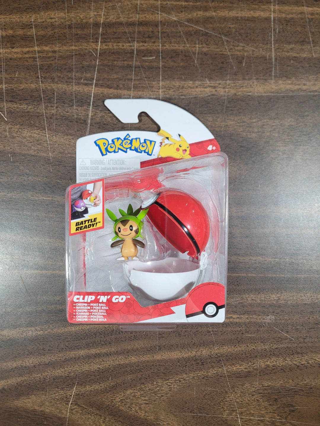 Pokemon Clip 'N' Go Chespin Poké Ball Playset