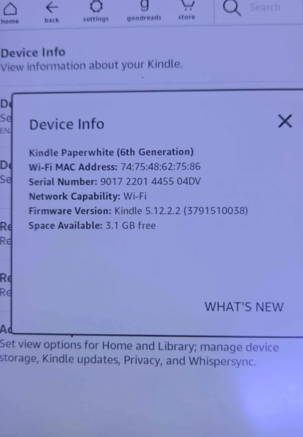Kindle Paperwhite (6th Generation) E-reader - photo 2