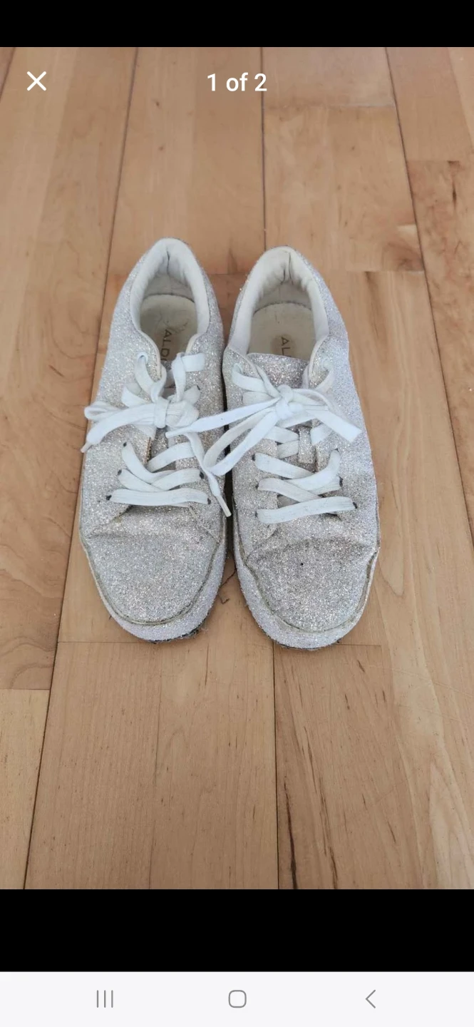 ALDO Glitter Tennis Shoes/ Sneakers