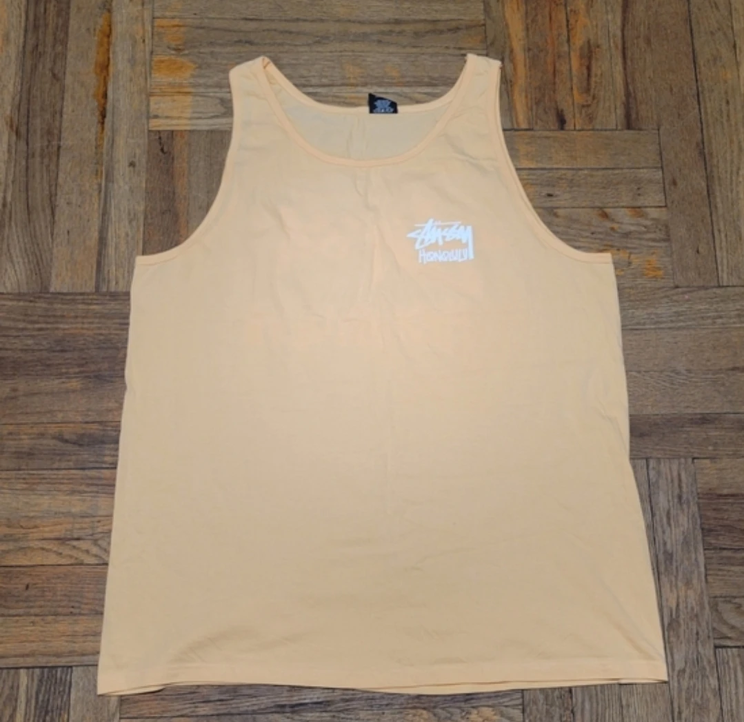 Stüssy Honolulu Tank Top - Peach size XXL