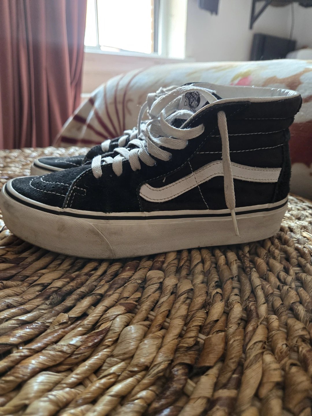 Vans Sk8-Hi Black Suede High-Top Skate Shoes