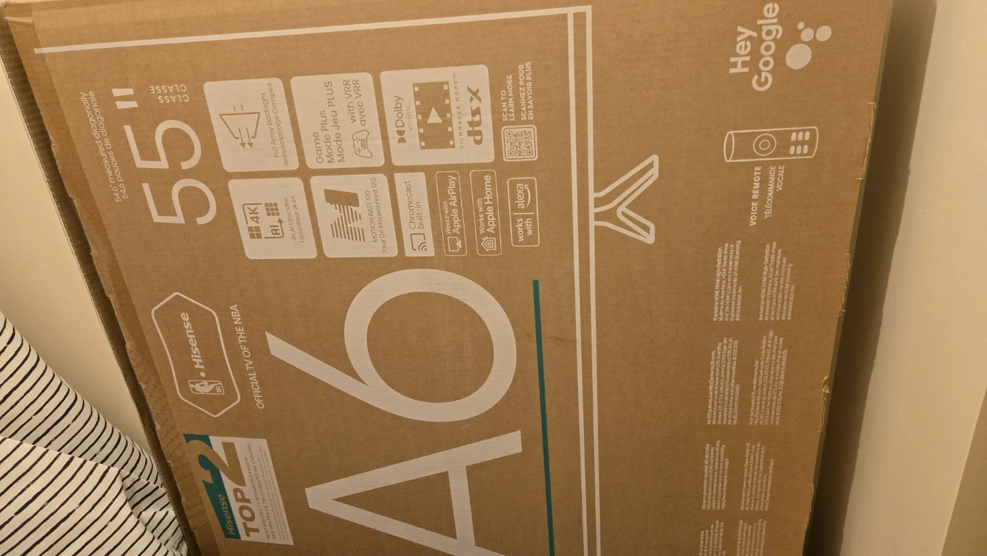 Hisense UHD4K 55'' TV A6 - photo 2