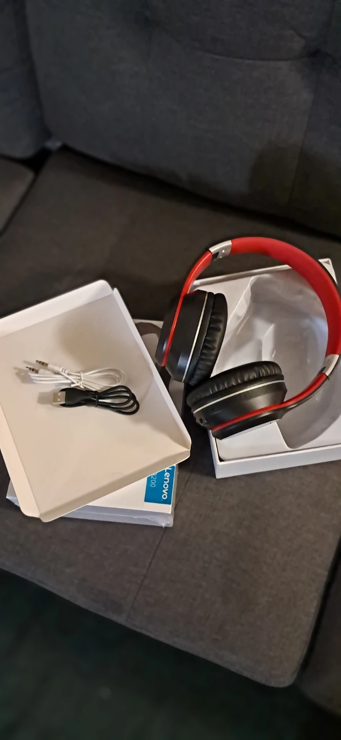 Lenovo HD200 Wireless Over Ear Headphones