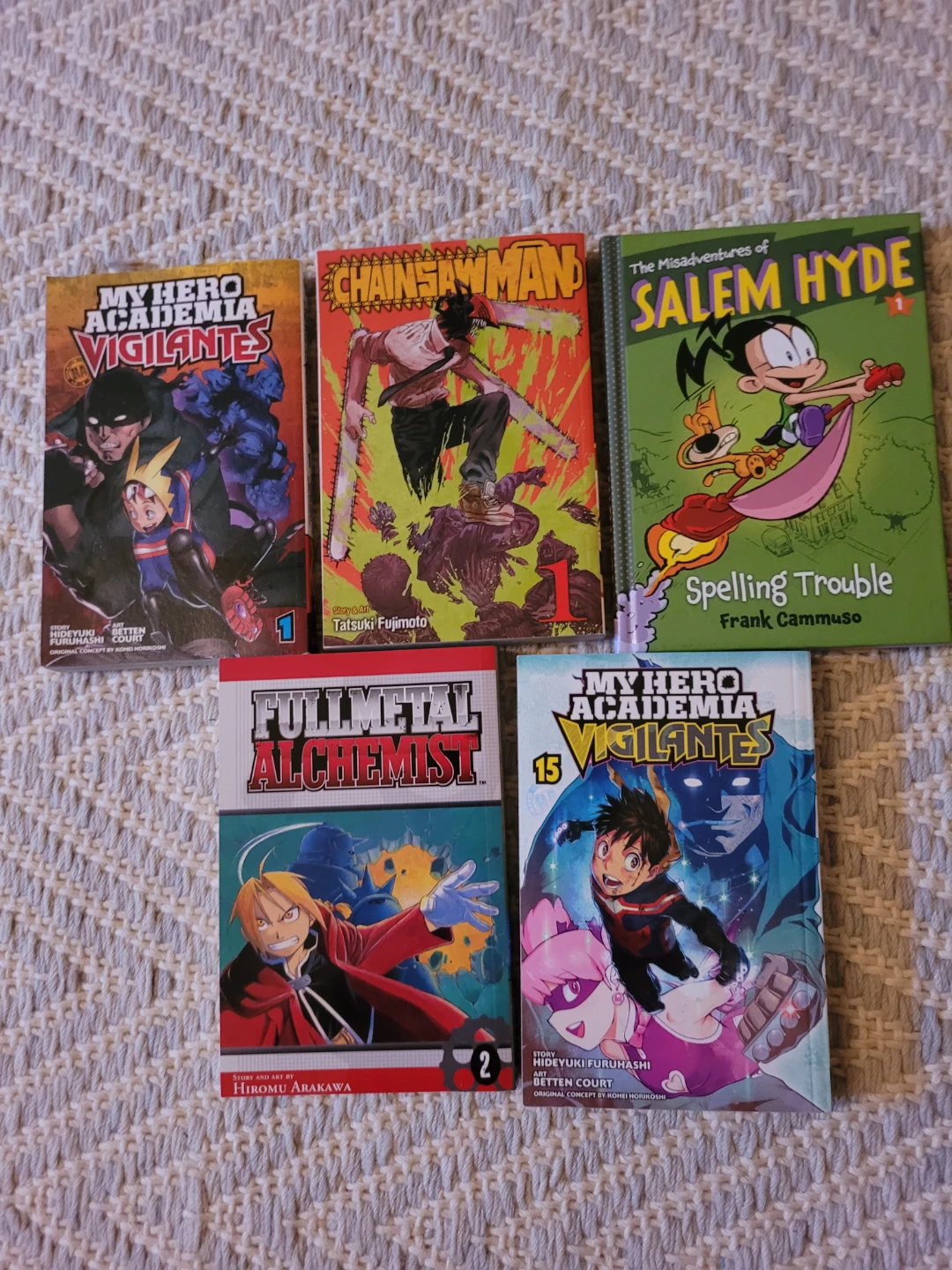 Manga Lot: My Hero Academia, Fullmetal Alchemist, Chainsaw Man