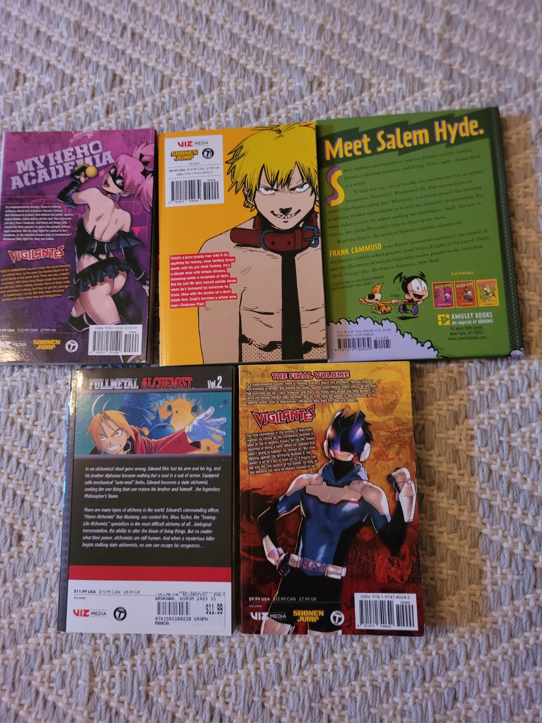 Manga Lot: My Hero Academia, Fullmetal Alchemist, Chainsaw Man - photo 2
