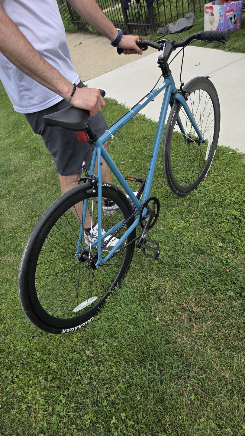 Blue Fixie Bicycle - photo 2