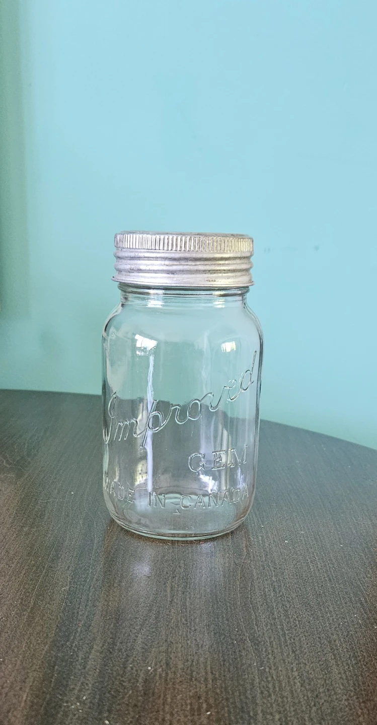 Improved Gem Mason Jar - Made in Canada