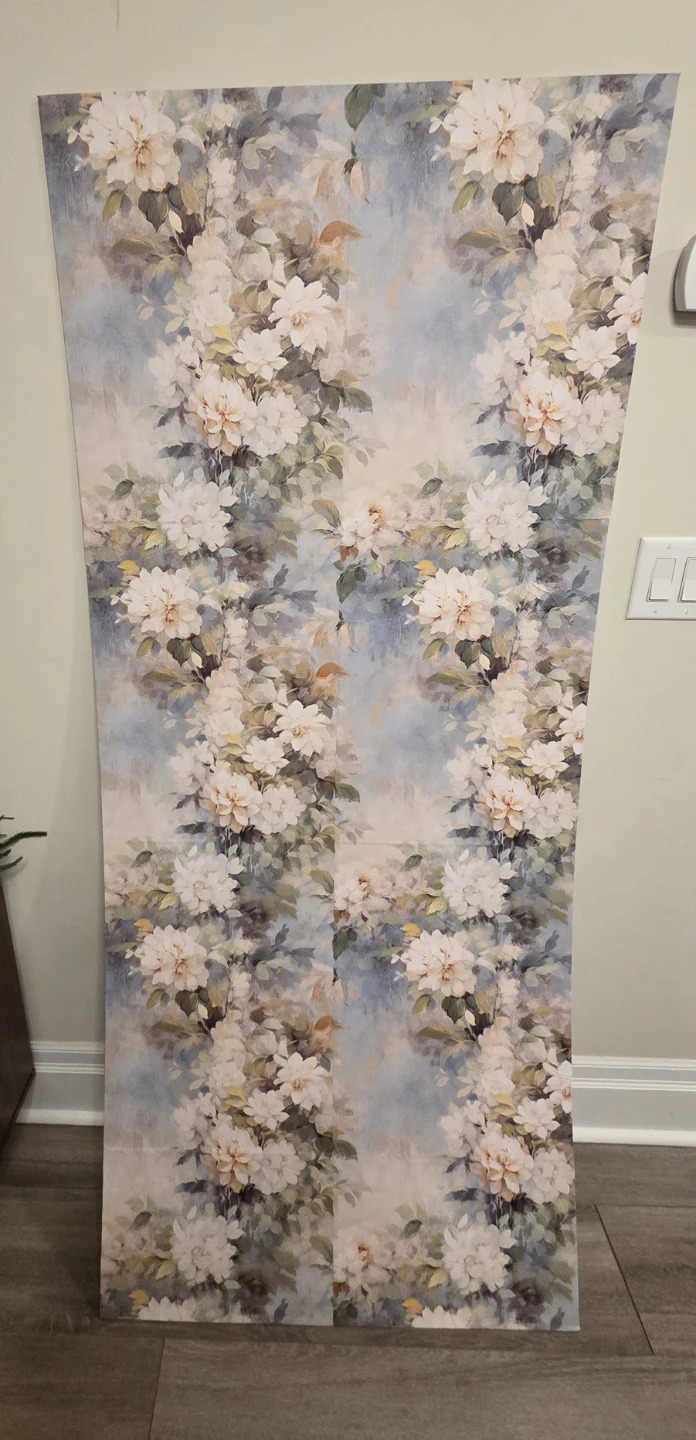 Floral Wallpaper Roll + DIY Backdrop - photo 2